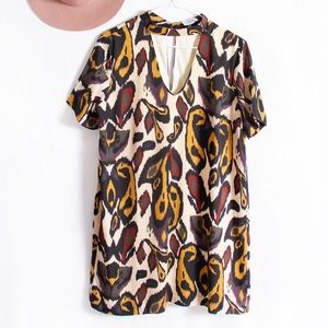 My Kim Paisley Key Hole Back Dress